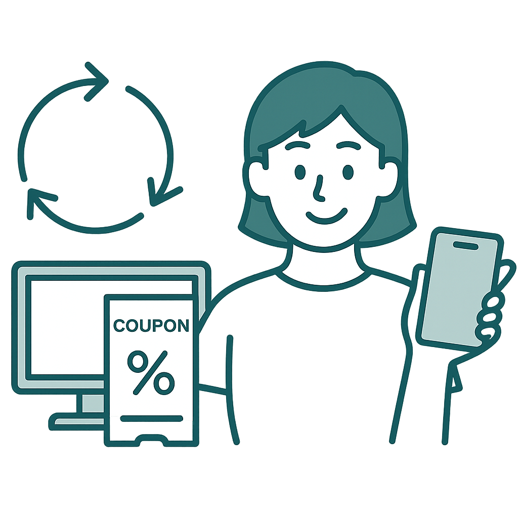 自動で回るクーポン配信