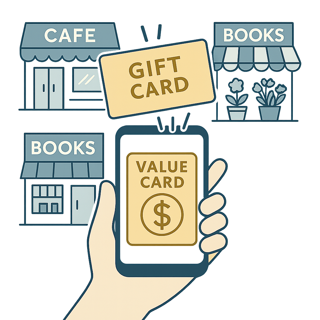 ギフトカード対応