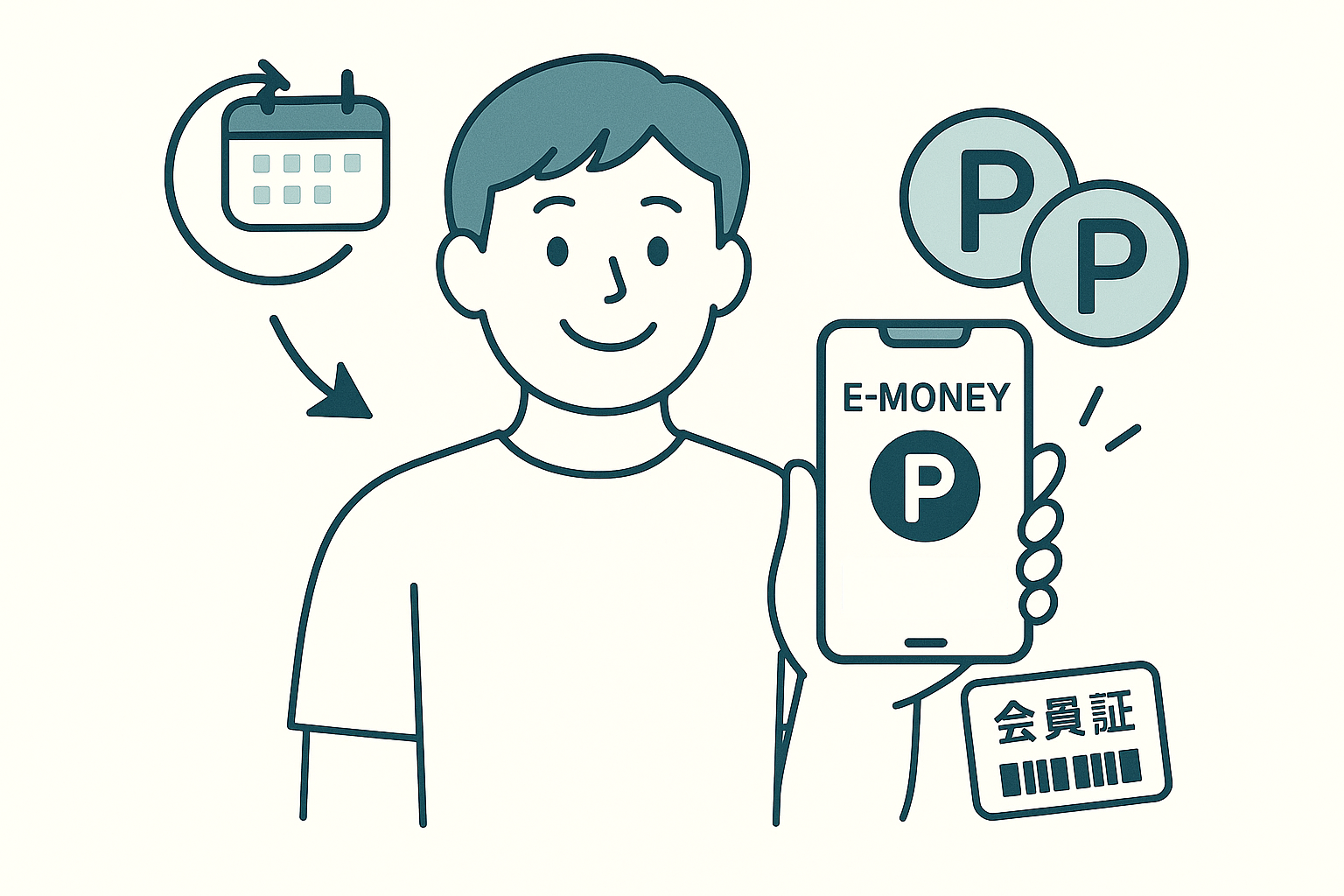 サブスク型チャージで常連客を囲い込み