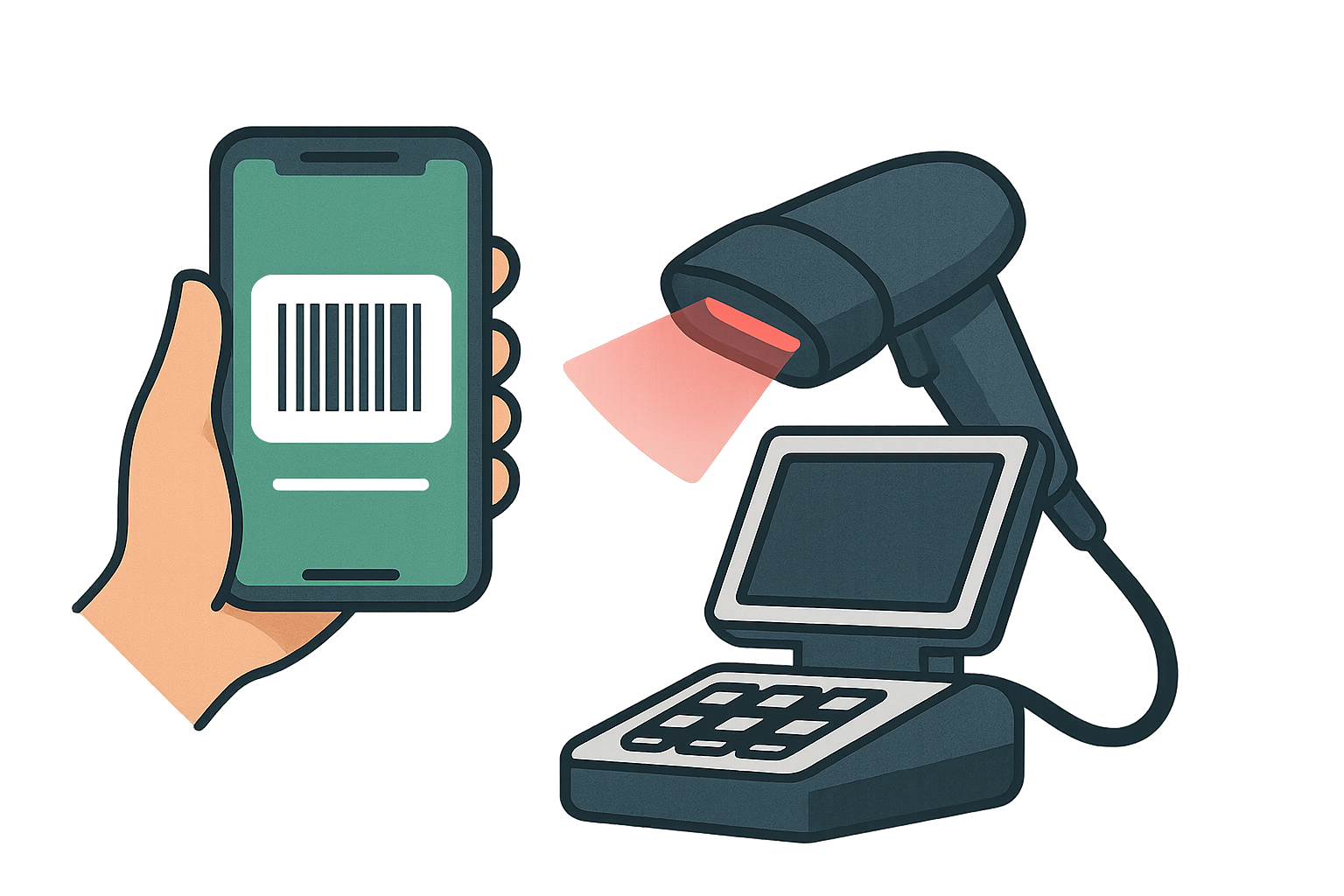 POS入力でポイント処理も同時